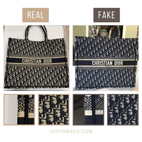 dior book tote real vs fake|dior tote bag authenticity.